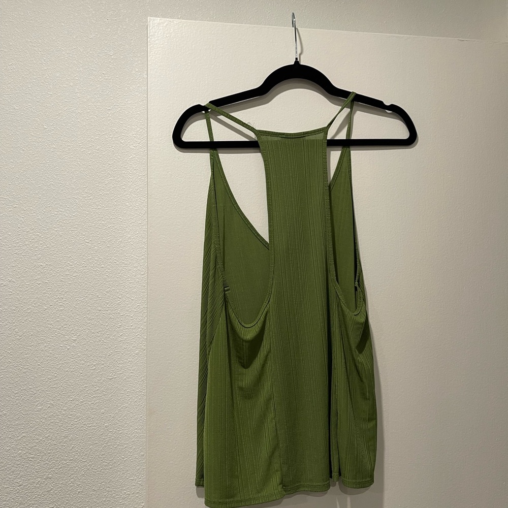 Free People Green‎ Sleeveless Women's Top - Picture 2 of 3